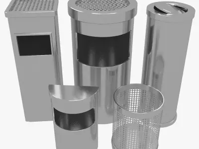 Ashtray Bin 3D model