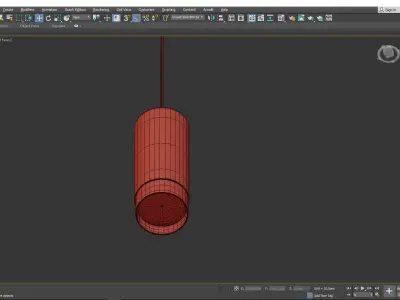 VAN chandelier Low-poly 3D model