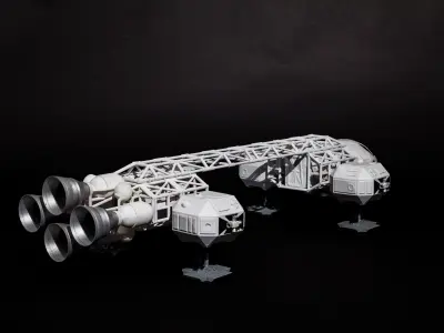 Space 1999 Eagle Transporter 3D print model