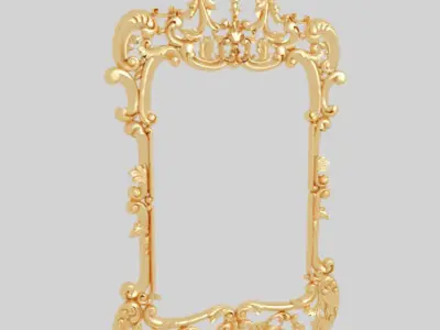 Classic frame of luxurious gold interior inlaid gold leaf CNC Texture buy