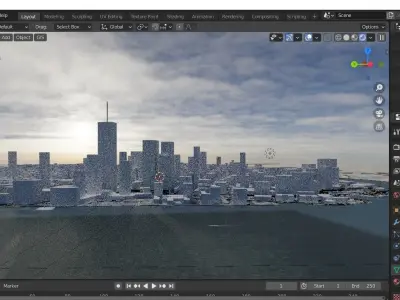 New York Map 3D model