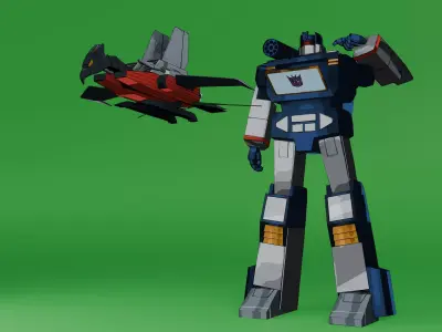 Soundwave G1 3D model