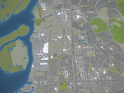 Antioch - City 3D Model Low-poly 3D model
