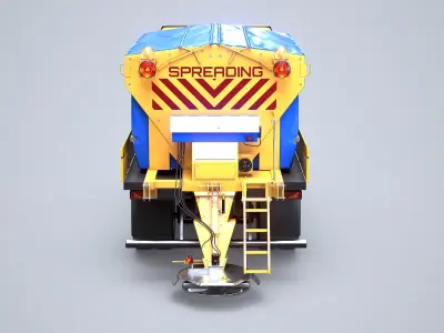  Winter Service Truck with Salt Spreader 
