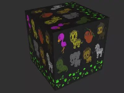 Animals Design Carpet 4k Pbr Texture Texture