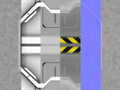 Hard Surface Gate And Floor Material Texture