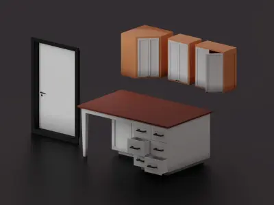 House Props Softpack Low-poly 3D model