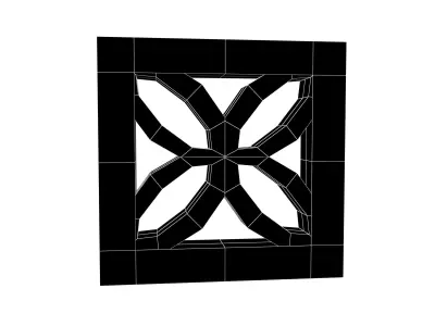 Breeze Block V2 001 Low-poly 3D model