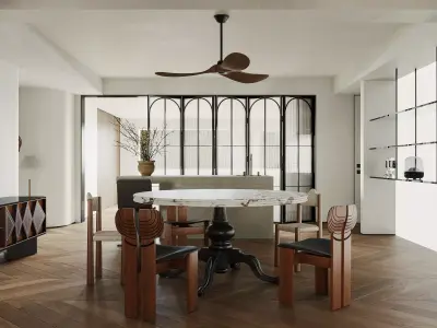 apartment interior scenes    3D model 25