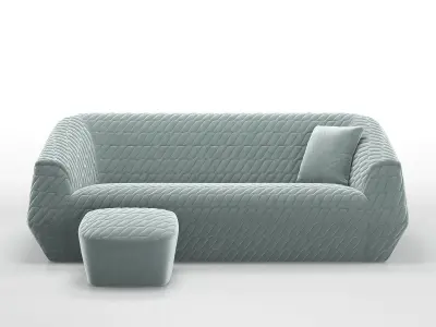 Uncover Large Sofa 3D model