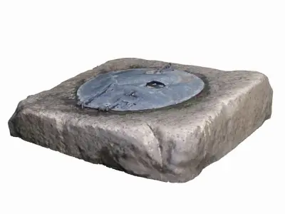 Water Well Low-poly 3D model