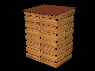 WC Outdoor 3D model