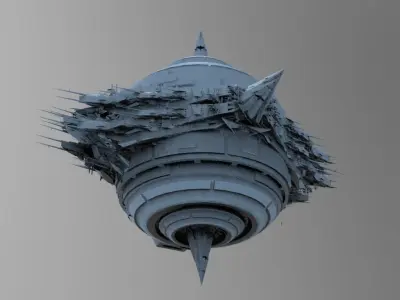 Sci Fi Locust Hive collection 3D model