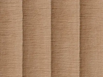 Fluted Brushed plaster - Seamless Texture