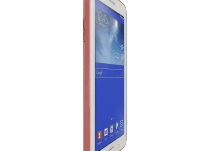 Samsung Galaxy Tab 3 Lite 7 0 3G Pink 3D model