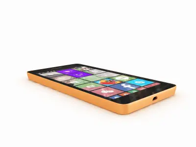  Microsoft Lumia 540 Dual SIM Pink 3D model