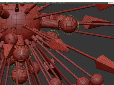 KEBO HEDGEHOG Low-poly 3D model