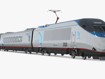  Amtrak Acela Express Train 