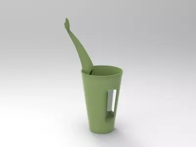 Lew Watering Can Low-poly 3D model