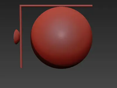 Flos Ceiling Wall Lamp 3D model