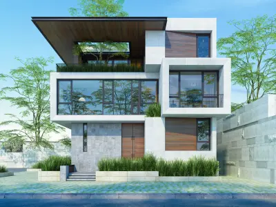 House Exterior 01 3D model