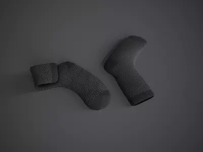 Socks two Free low-poly 3D model