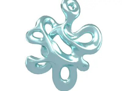 Abstract Shape v26 003 Low-poly 3D model