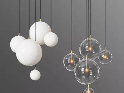 Magic Cluster Pendant light 3D model