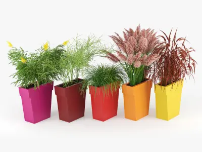 IL VASO OUTDOOR PLANTER color 3D model
