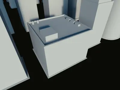 Quick City Building Pack low poly Free low-poly 3D model
