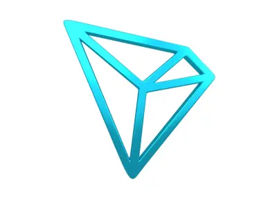 TRON Coin V2 006 Low-poly 3D model