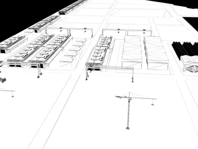 Ras Al Khair Fabrication Yard 3D model