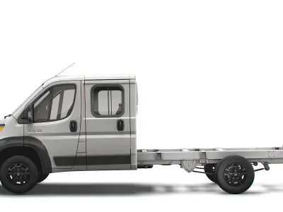 RAM Promaster Chassis Truck Crew Cab 4035 WB XL 2023 3D model