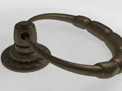 Bronze Furniture Handle 8 3D model