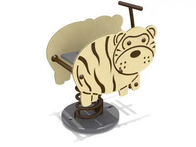 Tiger Rider Playground Low-poly 3D model