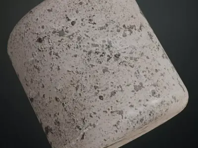 Rusty Metal With Caps PBR Seamless Texture