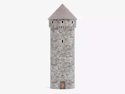 -Medieval Tower V3- 3D model