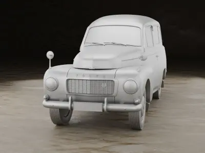 1965 Volvo Duett P210 stl for 3D printing 3D print model