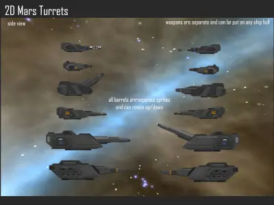 2D Frigates Collection III Texture