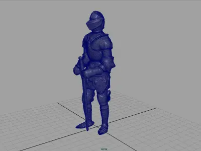 KNIGHT STATUE 3D model