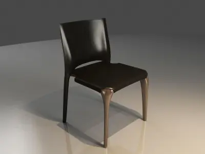 dining-table-chair-lamp chair 3D model
