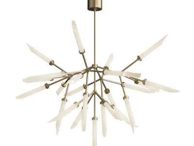 Spur chandelier 3D model