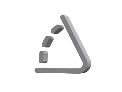 3d angle Low-poly 3D model