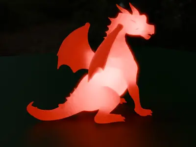 Dragon Indirect Lighting 3D model