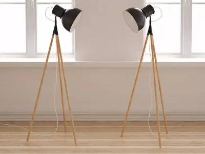 Industry Floor Lamp 3D model