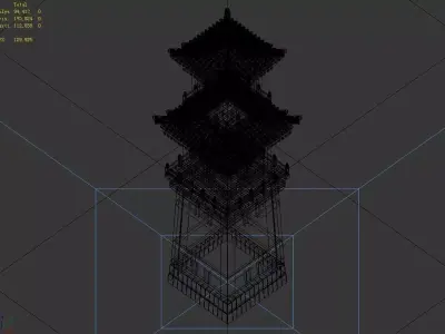 Beijing Architecture - Defense Arrow House 3D model