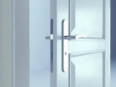 White Door 9 3D model