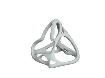 SciFi Cube Object No 64753 Low Poly Shape Low-poly 3D model