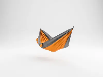 Camping Hammock 03 4K PBR Low-poly 3D model