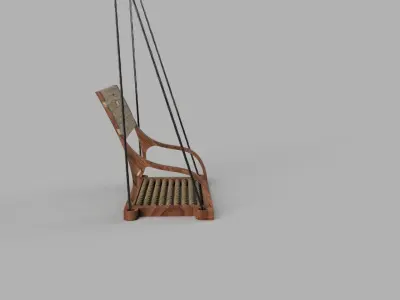 Patio Swing Hanging Chair Porch Swing 3D print model